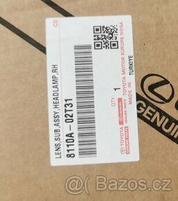 TOYOTA COROLLA Sedan E21 pravé přední sklo světla