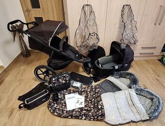 Tuhle Urban Glide 2 black s korbou a příslušenstvím