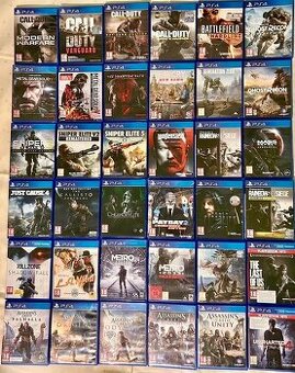 Akční hry ( call of duty , střílečky , assasin)