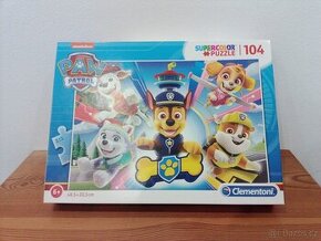 Puzzle Tlapková Patrola - 104 dílků - 48.5 x 33.5cm