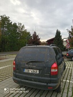 Opel zafira ha11 1.6 16v 74kw