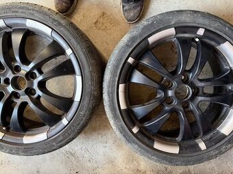 Letní hliníková kola s gumama -- Mitsubishi Lancer