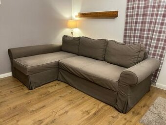 Pohovka Backabro IKEA, hnědá, rozkládací