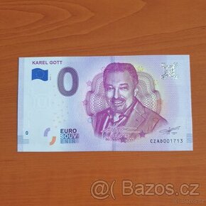 Eurobankovka Karel Gott