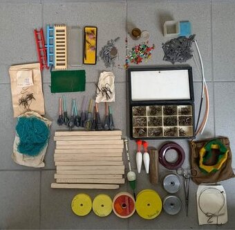 Retro rybarske vybavenie