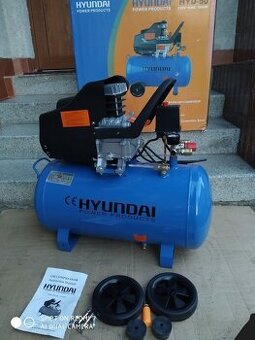 Prodám NEPOUŽITÝ olejový Kompresor HYUNDAI HYD-50 - 50 LITRŮ