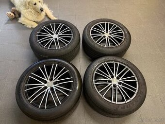 Alu kola s letními pneu Dunlop Sport Maxx 225/55/17