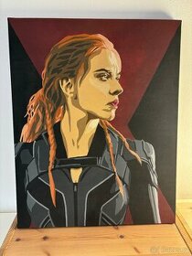 Obraz Black Widow (Marvel) 40x50cm - akryl na plátne
