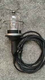 Montážní lampa BG2, IP41, retro, odolná gumová