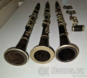starý klarinet 3ks - 1