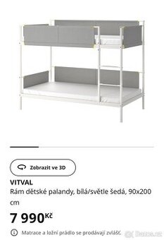 Ikea patrová postel