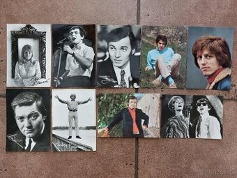 Fotografie populárních zpěváků/ček minulého století I.