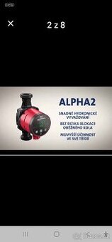 obehové čerpadlo Grundfos Alpha2 32-60 + zástrčka - 1
