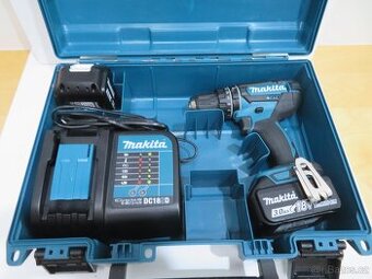 Aku příklepový šroubovák Makita DHP482SFE + 2 baterie 3.0Ah