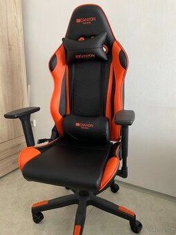 Prodam Herní židle s podhlavníkem CANYON ZÁNOVNÍ