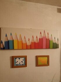 Obraz - pastelky - 1