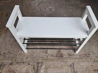 Ikea lavice s botníkem Hemnes