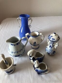 Modrý porcelán