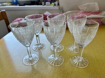 Sada broušených sklenic