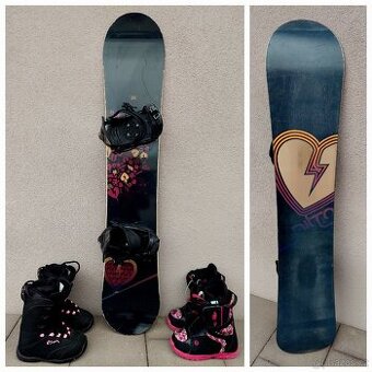 Dívčí snowboard NITRO FATE, 138 cm + boty