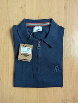 Navy polo tričko Burberry vel. M