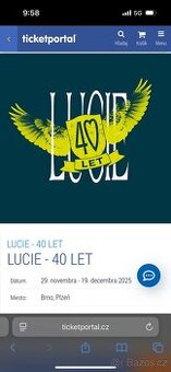 Listky na koncert v Brne