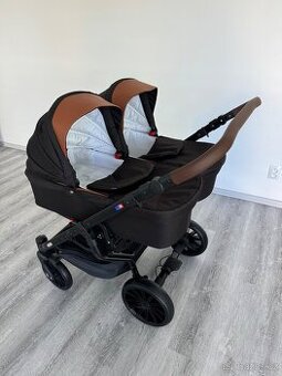 Kočár pro dvojčata Dorjan Twin dvojkombinace