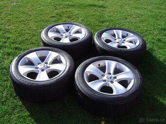 4XLETNÍ HLINÍKOVÁ KOLA ŠKODA OCTAVIA III,II 205/55 R16 .TOP