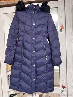 Krasný pěřový kabát Karl Lagerfeld