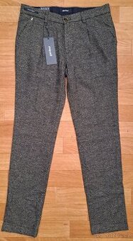 Pánské slim elegantní kalhoty Gardeur/46-S/40cm/100cm
