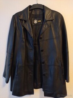 5) sako kožené černé