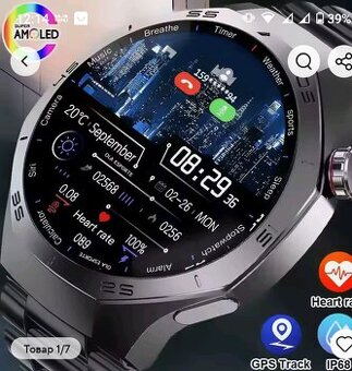 Hodinky HD Amoled Android ios smart hodinky GPS treker