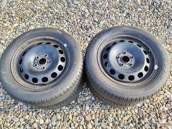 Plechové disky s letními pneu Falken 205/55 R16
