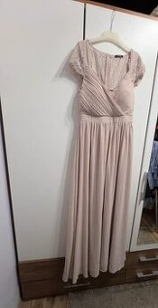 Elegantni pudrové šaty zn Mohito vel M