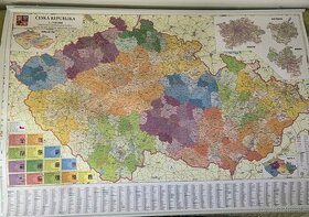 Mapa ČR a SR Nové - 1