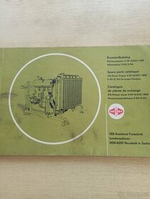Katalog náhradních dílů kombajn E 512/E 514 - motor