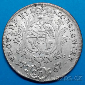 mince stříbro Karel II. Eugen Německo - 1