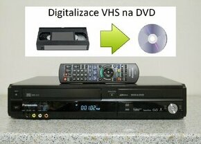 ⚠️VHS-HDD-DVD rekordér Panasonic DMR EX99 - rezervace