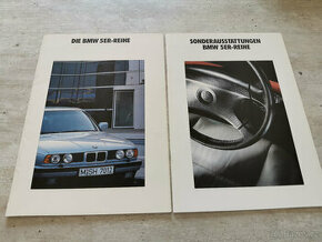 Prospekty BMW 5 E34 (1995, 1996, 1997) německy
