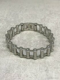 Náramek z chirurgické oceli - moto řetěz - 1
