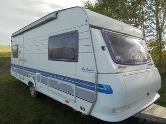 Obytný přívěs Hobby exclusive 540, provoz 2004,nová STK