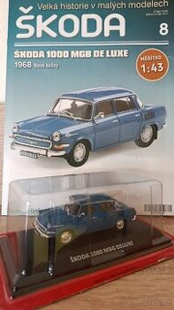 Škoda 1000 MBG DELUXE 1968 DeAgostini 1:43