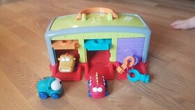 Uzamykatelná garáž s autíčky 3ks (Little hero)