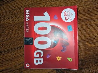 100GB Vodafone Simkarta s kreditem