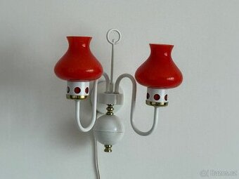 Retro nástěnná lampička