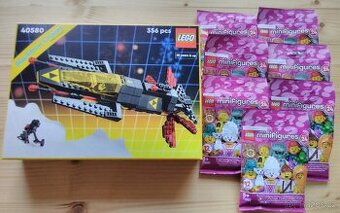 Lego 40580 Blacktron Cruiser + CMF 24. série kosmonauti