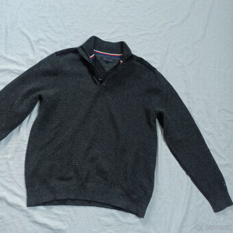 pánský svetr L - XL Tommy Hilfiger TOP STAV