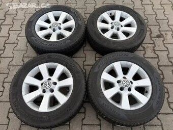 4x al kola 5x112 16 + pneu zimní 215/65 R16C