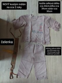 Kostým indián Zimní bundy a kombinézy rukavice