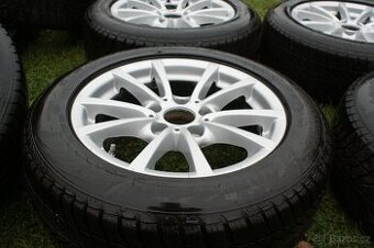 BMW lehce prohnute original kola R16 5x120 zimni pneu